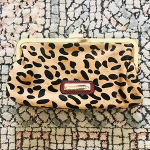 Steve Madden Leopard Fur Clutch
